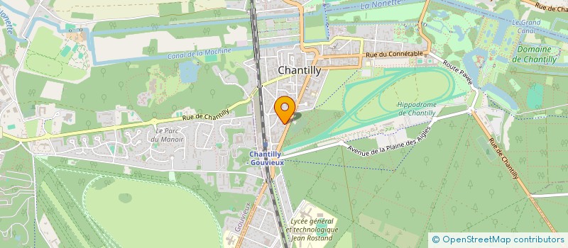 localisation de l'entreprise SCI DU 50 AVENUE JOFFRE  CHANTILLY