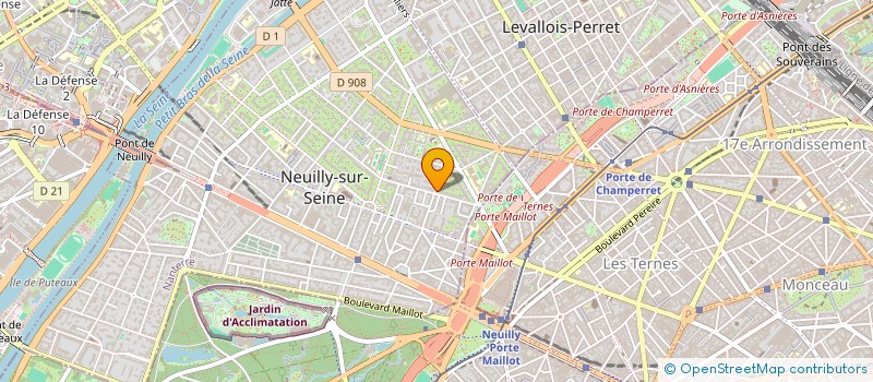 localisation de l'entreprise SCI DU 50 BIS RUE MADELEINE MICHELIS à NEUILLY-SUR-SEINE