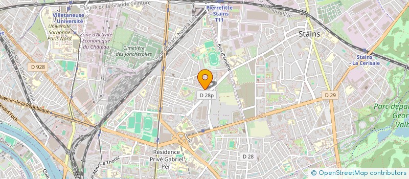 localisation de l'entreprise SCI DU 50 ET 52 RUE MARGUERITE à PIERREFITTE-SUR-SEINE