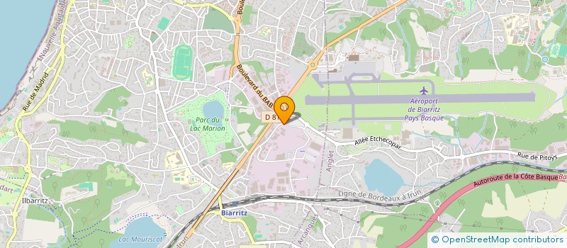 localisation de l'entreprise SCI DU 50 RUE DU CHAPELET à BIARRITZ