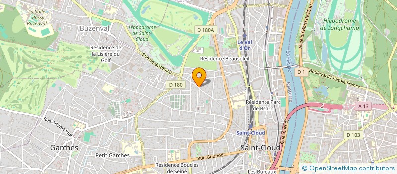 localisation de l'entreprise SCI DU 50 RUE SAINT DIDIER à SAINT-CLOUD