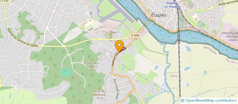 localisation de l'entreprise SCI DU 500 AV D'ETAPLES à CUCQ