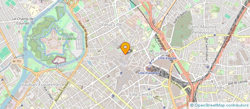 localisation de l'entreprise SCI DU 504 à LILLE
