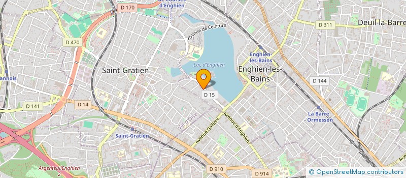 localisation de l'entreprise SCI DU 51 BOULEVARD DU LAC à ENGHIEN-LES-BAINS