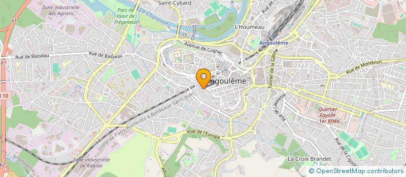 localisation de l'entreprise SCI DU 51 DE LA RUE WALDECK ROUSSEAU à ANGOULEME