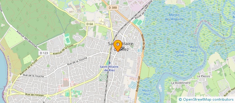 localisation de l'entreprise SCI DU 51 R GEORGES CLEMENCEAU à SAINT-HILAIRE-DE-RIEZ