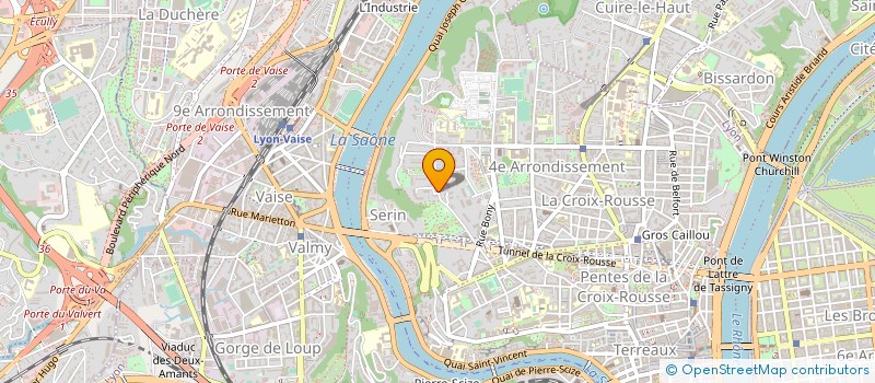 localisation de l'entreprise SCI DU 51 RUE CHAZIERE  LYON