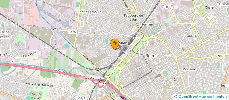 localisation de l'entreprise SCI DU 51 RUE DE COURCELLES  REIMS