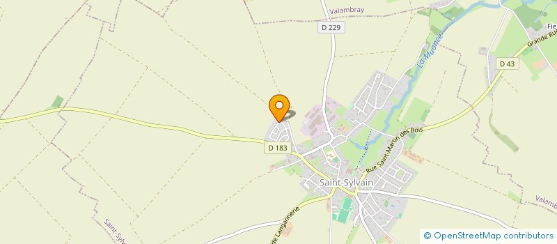 localisation de l'entreprise SCI DU 51 RUE DE LISIEUX  VALAMBRAY