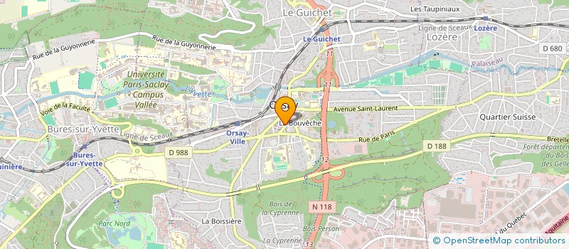 localisation de l'entreprise SCI DU 51 RUE DE PARIS à ORSAY