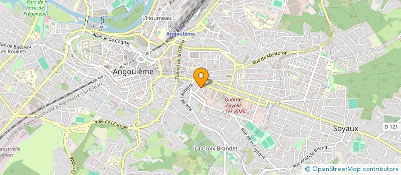 localisation de l'entreprise SCI DU 51 RUE DU PONT SEC à ANGOULEME