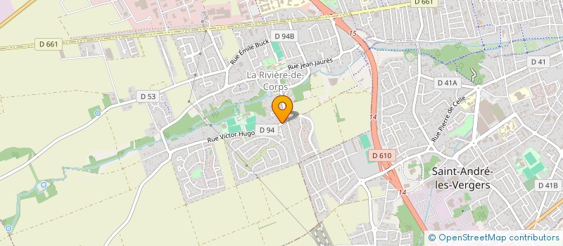 localisation de l'entreprise SCI DU 52  BUCHERES