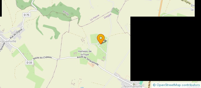 localisation de l'entreprise SCI DU 52 IMPASSE DE LA FOYE  NORMANVILLE