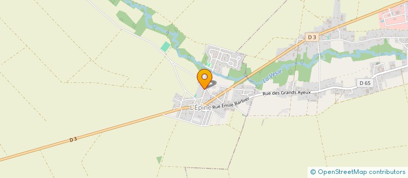 localisation de l'entreprise SCI DU 52 R J JACQUES ROUSSEAU  L'EPINE