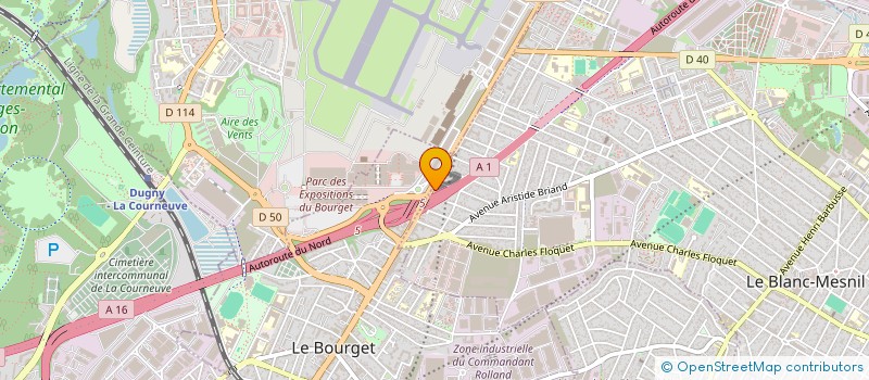 localisation de l'entreprise SCI DU 52 ROUTE DE FLANDRE à LE BLANC-MESNIL