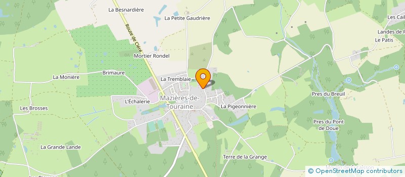 localisation de l'entreprise SCI DU 52 ROUTE DE TOURS  CINQ-MARS-LA-PILE