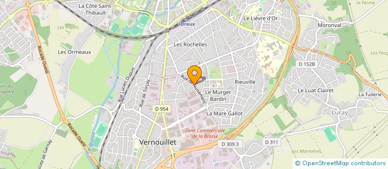 localisation de l'entreprise SCI DU 52 RUE DE NUISEMENT à VERNOUILLET