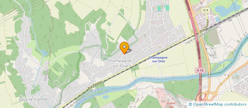localisation de l'entreprise SCI DU 52 RUE DU LANDY  CHAMPAGNE-SUR-OISE