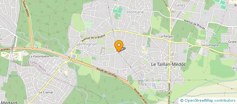 localisation de l'entreprise SCI DU 52 RUE VICTOR HUGO  LE TAILLAN-MEDOC