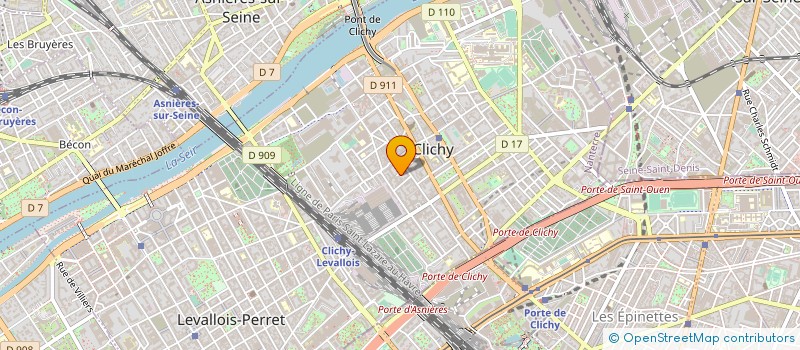 localisation de l'entreprise SCI DU 53 à CLICHY