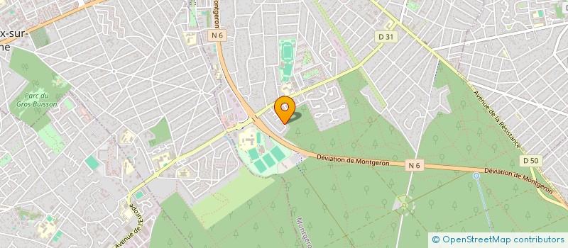 localisation de l'entreprise SCI DU 53 AV DE LA REPULIQUE à MONTGERON