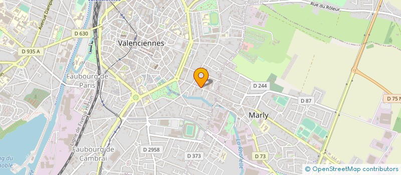 localisation de l'entreprise SCI DU 53 AVENUE DE VERDUN  VALENCIENNES