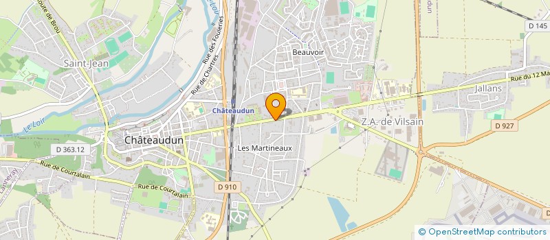 localisation de l'entreprise SCI DU 53 BIS BOULEVARD KELLERMANN à CHATEAUDUN