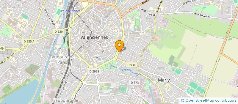 localisation de l'entreprise SCI DU 53 BOULEVARD WATTEAU  VALENCIENNES