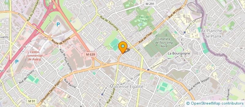 localisation de l'entreprise SCI DU 532 RUE DE GAND  TOURCOING