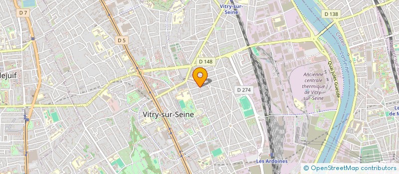 localisation de l'entreprise SCI DU 54 56 AV GUY MOQUET  VITRY-SUR-SEINE