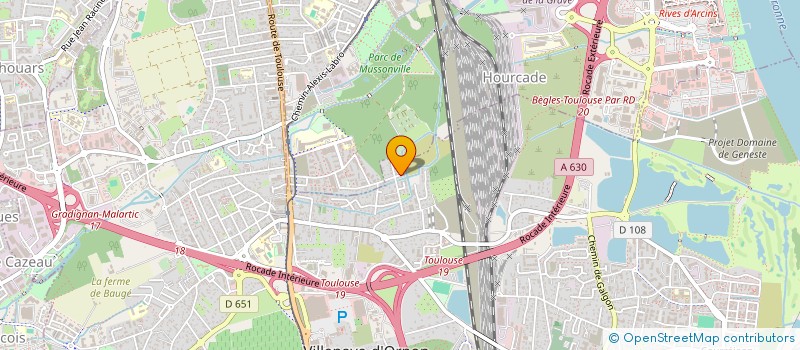 localisation de l'entreprise SCI DU 54 AVENUES  VILLENAVE-D'ORNON