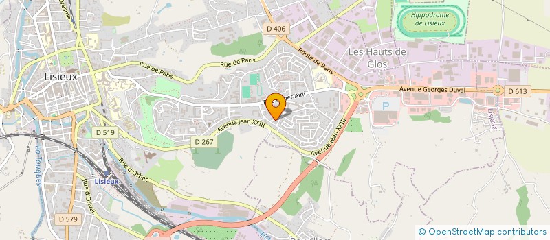 localisation de l'entreprise SCI DU 54 BD HERBET FOURNET LISIEUX à LISIEUX