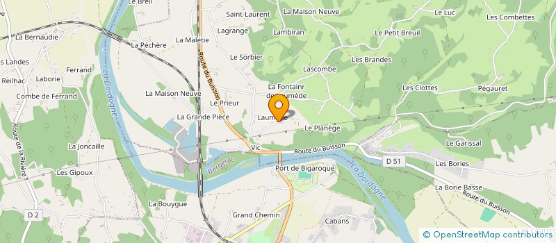 localisation de l'entreprise SCI DU 54 COURS VICTO HUGO  SAINT-CHAMASSY