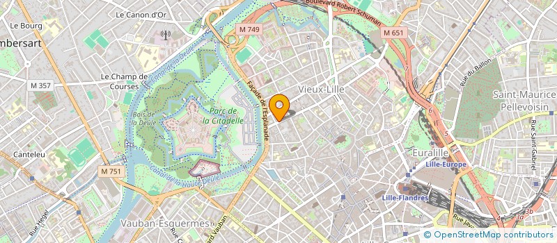 localisation de l'entreprise SCI DU 54 ET 56 à LILLE