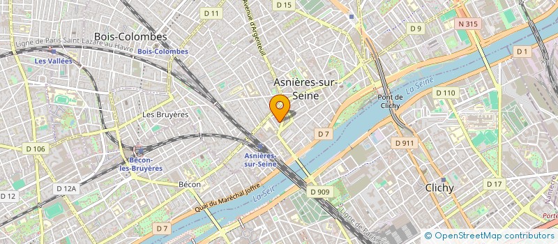 localisation de l'entreprise SCI DU 54 GRANDE RUE à ASNIERES-SUR-SEINE