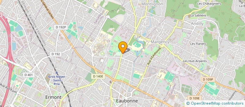 localisation de l'entreprise SCI DU 54 ROUTE DE MONTLIGNON à EAUBONNE