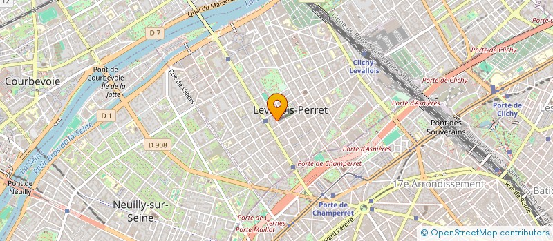localisation de l'entreprise SCI DU 54 RUE CARNOT à LEVALLOIS-PERRET