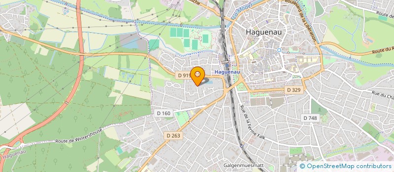 localisation de l'entreprise SCI DU 55 ROUTE DE MITTELHAUSBERGEN  HAGUENAU