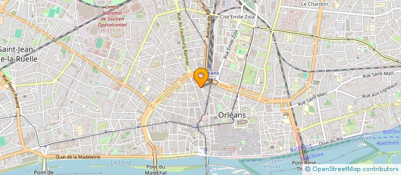 localisation de l'entreprise SCI DU 55 RUE DE LA BRETONNERIE à ORLEANS