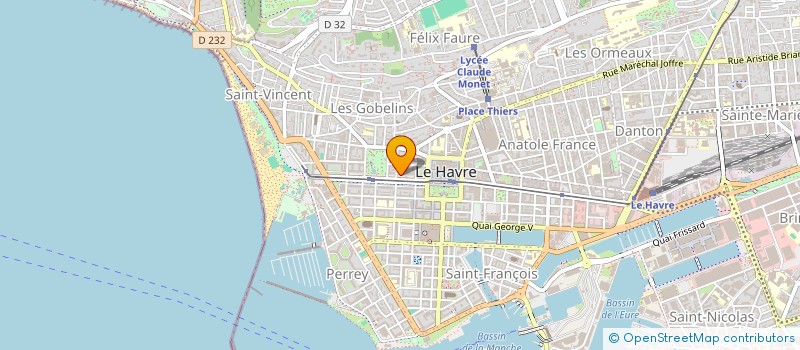 localisation de l'entreprise SCI DU 55 RUE DE VERDUN  LE HAVRE