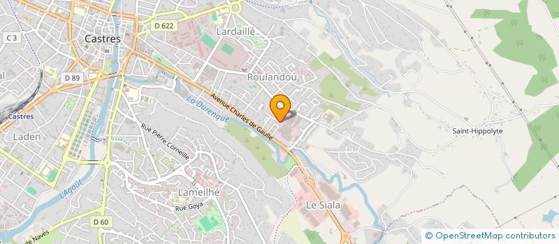 localisation de l'entreprise SCI DU 55 RUE HENRI VIGUIER  CASTRES