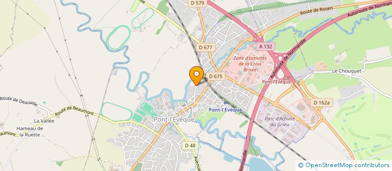 localisation de l'entreprise SCI DU 55 RUE THOURET  PONT L'EVEQUE