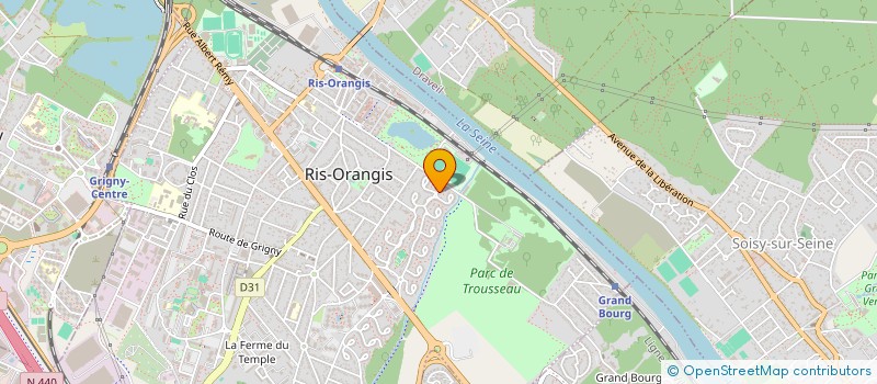 localisation de l'entreprise SCI DU 555 à RIS-ORANGIS