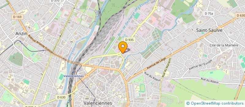 localisation de l'entreprise SCI DU 555C  VALENCIENNES