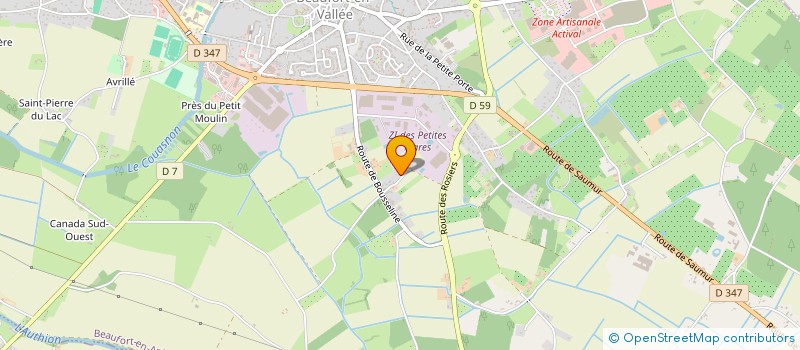 localisation de l'entreprise SCI DU 56 AVENUE DE CHANZY  BRISSAC LOIRE AUBANCE