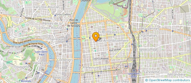 localisation de l'entreprise SCI DU 56 COURS LAFAYETTE  LYON