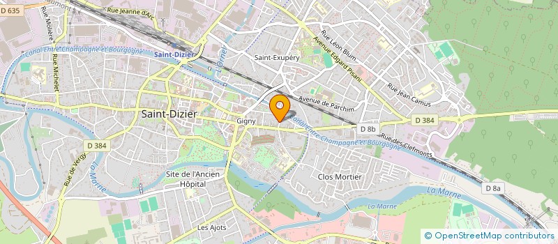 localisation de l'entreprise SCI DU 56 RL à SAINT-DIZIER