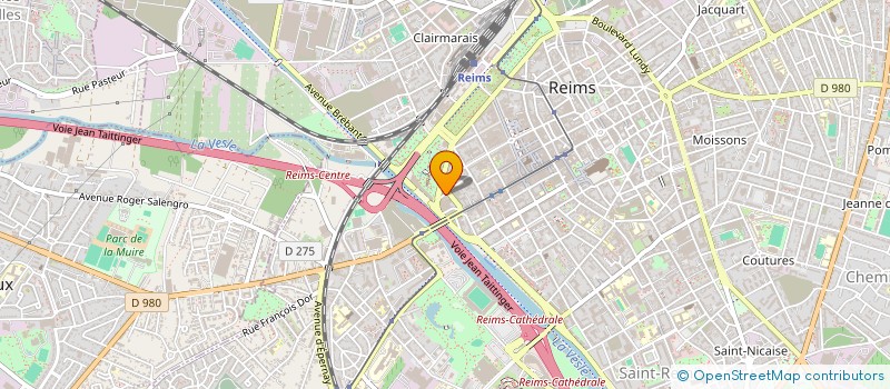 localisation de l'entreprise SCI DU 56 RUE BACQUENOIS  REIMS