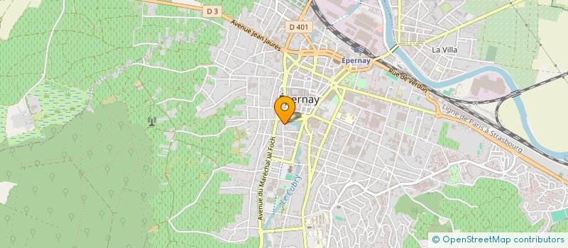localisation de l'entreprise SCI  DU 56 RUE DES JANCELINS  EPERNAY