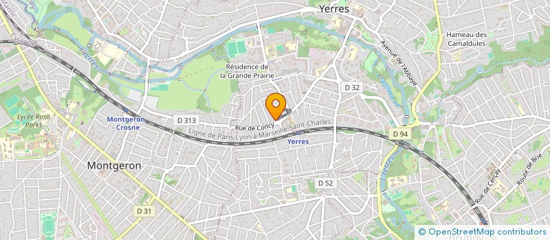 localisation de l'entreprise SCI DU 56 RUE VICTOR HUGO  YERRES